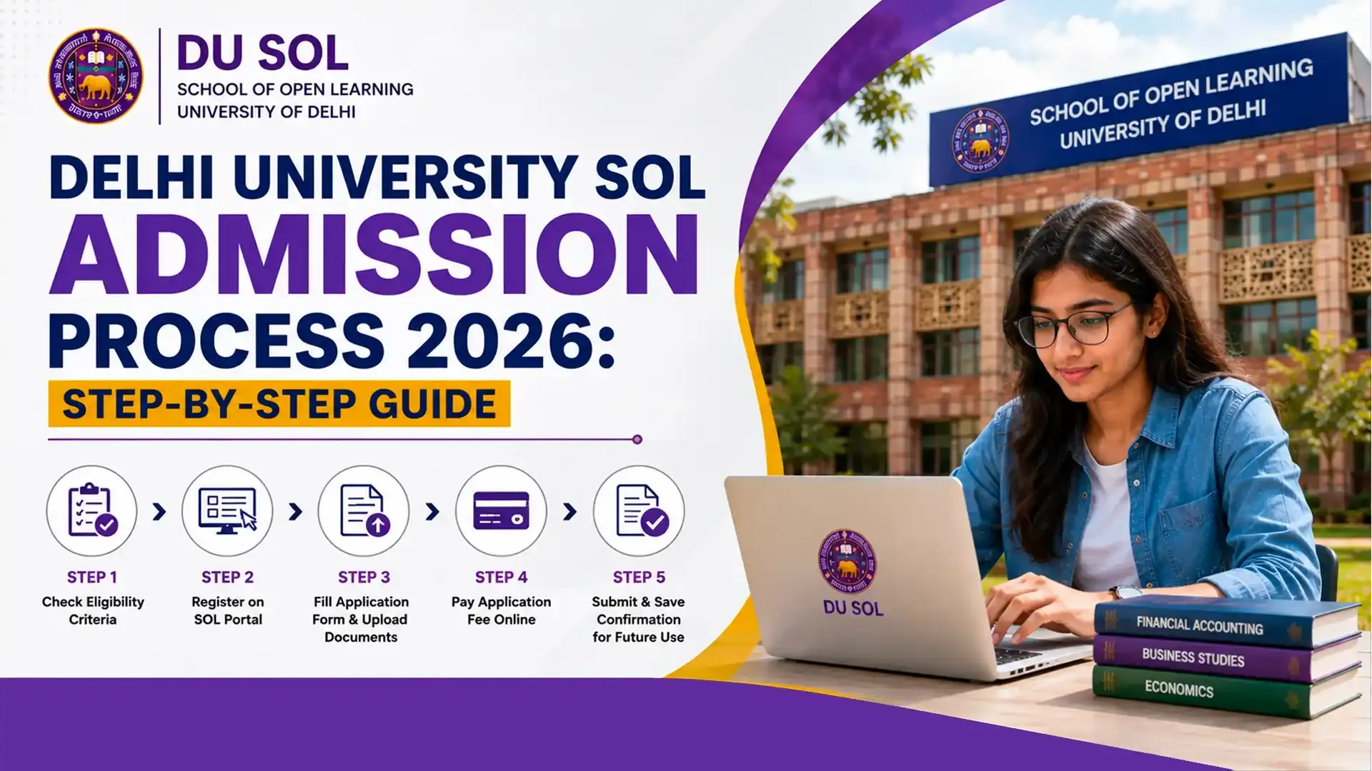Delhi University SOL Admission Process 2026: Step-by-Step Guide
